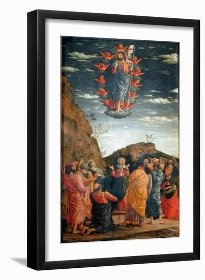 The Ascent. Painting by Andrea Mantegna (1431-1506) of 1460. 86X42,5 Cm. Firenze, Galleria Degli Uf-Andrea Mantegna-Framed Giclee Print