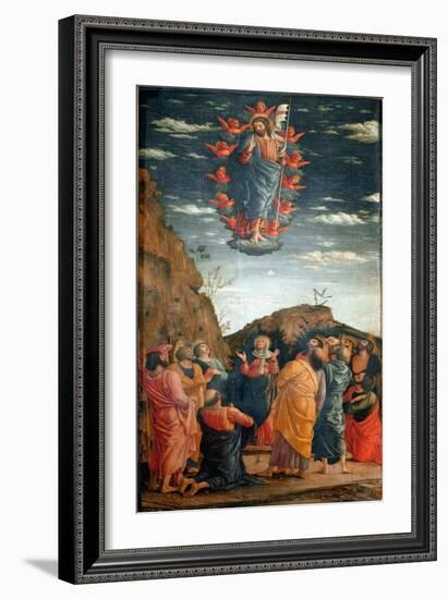 The Ascent. Painting by Andrea Mantegna (1431-1506) of 1460. 86X42,5 Cm. Firenze, Galleria Degli Uf-Andrea Mantegna-Framed Giclee Print