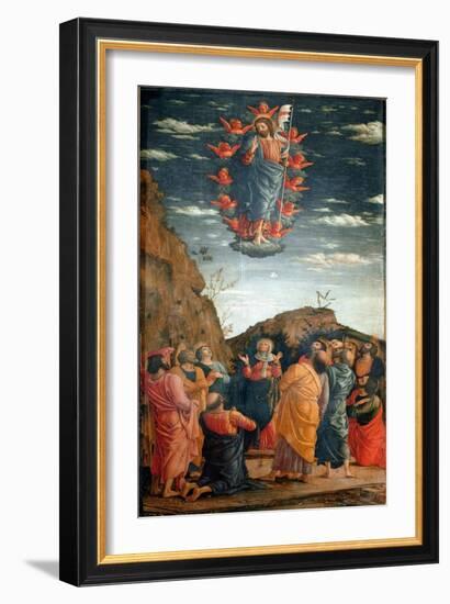 The Ascent. Painting by Andrea Mantegna (1431-1506) of 1460. 86X42,5 Cm. Firenze, Galleria Degli Uf-Andrea Mantegna-Framed Giclee Print