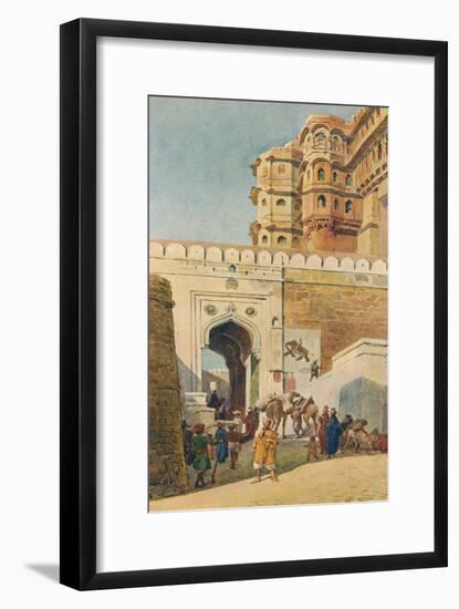 'The Ascent to the Palace, Jodhpur', c1880 (1905)-Alexander Henry Hallam Murray-Framed Giclee Print