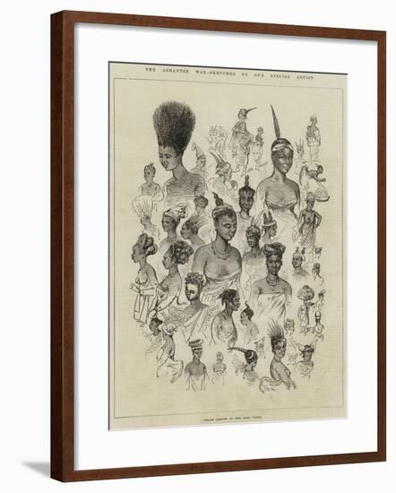 The Ashantee War, Female Fashions at Cape Coast Castle-null-Framed Giclee Print