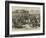 The Ashantee War, General Market, Cape Coast Castle-Arthur Hopkins-Framed Giclee Print