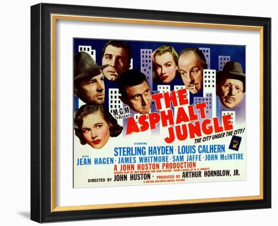 The Asphalt Jungle, 1950, Directed by John Huston-null-Framed Giclee Print