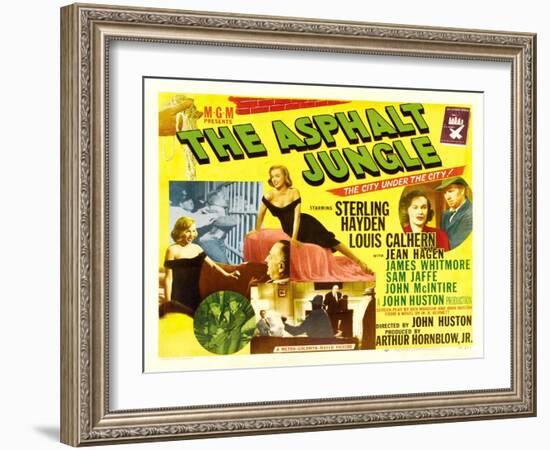 The Asphalt Jungle, 1950-null-Framed Giclee Print