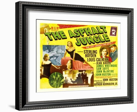 The Asphalt Jungle, 1950-null-Framed Giclee Print