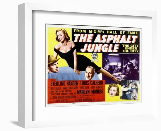 The Asphalt Jungle, 1950-null-Framed Giclee Print