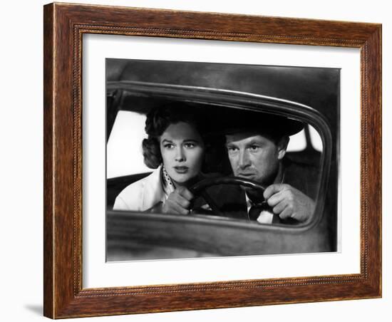 The Asphalt Jungle, Jean Hagen, Sterling Hayden, 1950-null-Framed Photo