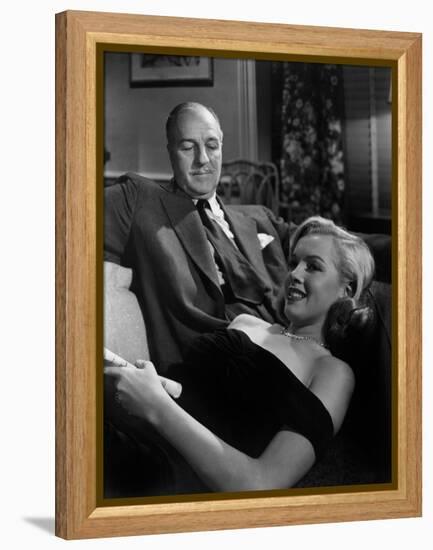 The Asphalt Jungle, Louis Calhern, Marilyn Monroe, 1950-null-Framed Stretched Canvas