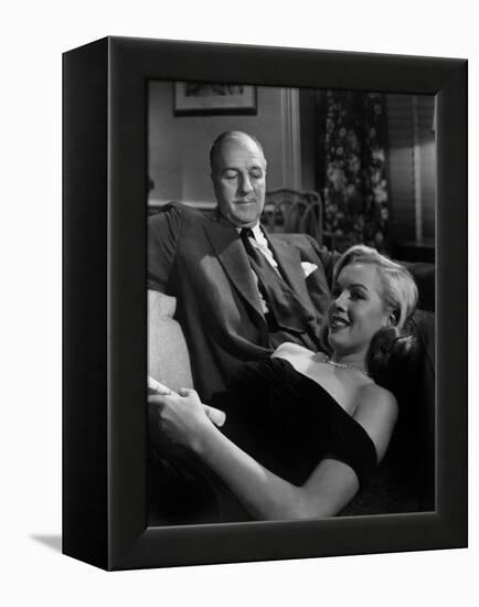 The Asphalt Jungle, Louis Calhern, Marilyn Monroe, 1950-null-Framed Stretched Canvas