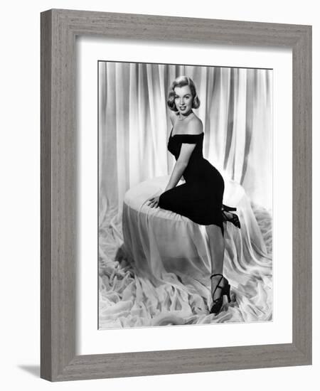 The Asphalt Jungle, Marilyn Monroe, 1950-null-Framed Premium Photographic Print