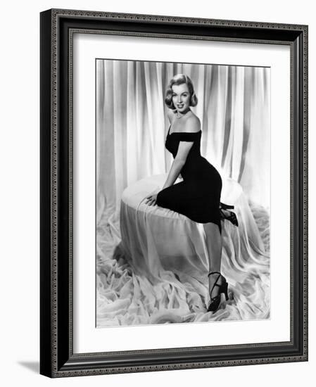 The Asphalt Jungle, Marilyn Monroe, 1950-null-Framed Premium Photographic Print