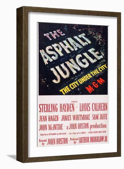 The Asphalt Jungle-null-Framed Art Print