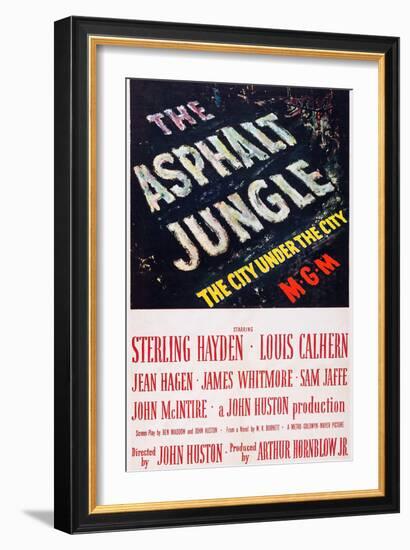 The Asphalt Jungle-null-Framed Art Print