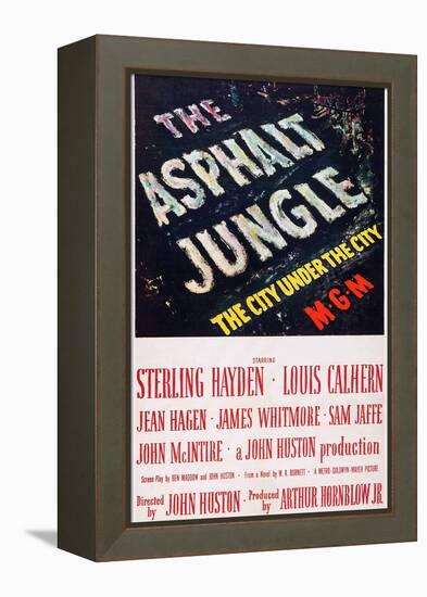 The Asphalt Jungle-null-Framed Stretched Canvas