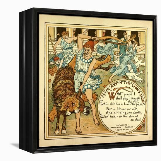The Ass in the Lion's Skin-null-Framed Premier Image Canvas