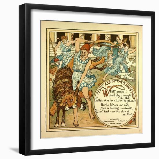 The Ass in the Lion's Skin-null-Framed Giclee Print