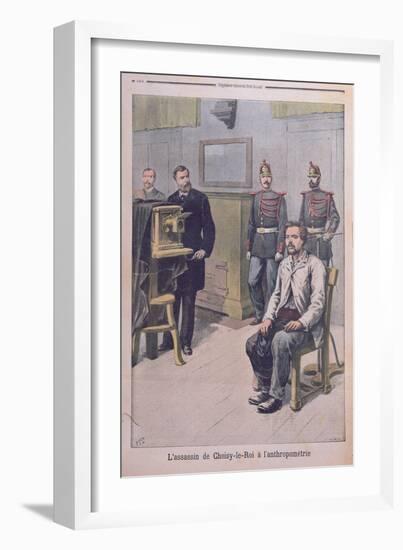 The Assassin of Choisy-Le-Roy Being Photographed before Professor Bertillon-Henri Meyer-Framed Giclee Print