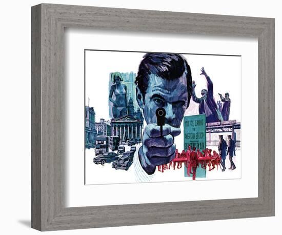 "The Assassin," September 10, 1966-Mitchell Hooks-Framed Giclee Print