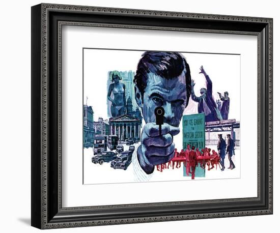 "The Assassin," September 10, 1966-Mitchell Hooks-Framed Giclee Print