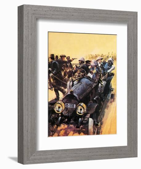 The Assassination of Archduke Franz Ferdinand.-Graham Coton-Framed Giclee Print