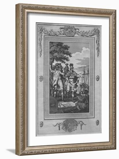 The Assassination of Carausius, who having been declared Emperor of Rome-William Thornton-Framed Giclee Print