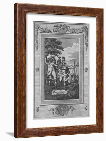 The Assassination of Carausius, who having been declared Emperor of Rome-William Thornton-Framed Giclee Print