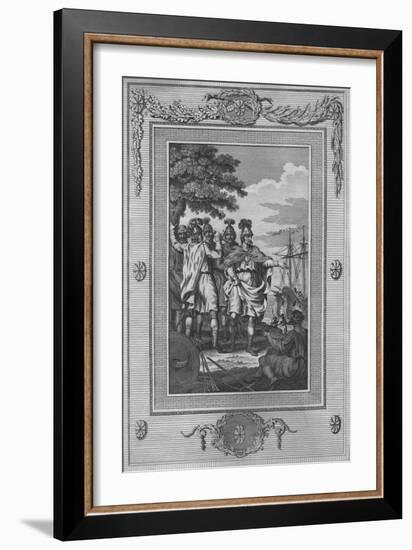 The Assassination of Carausius, who having been declared Emperor of Rome-William Thornton-Framed Giclee Print