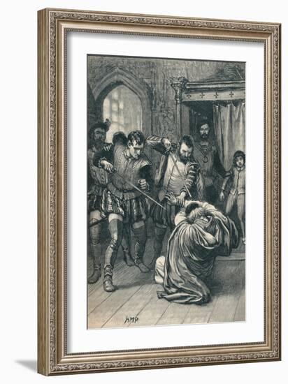 The assassination of Cardinal Beaton, 1546 (1905)-Unknown-Framed Giclee Print