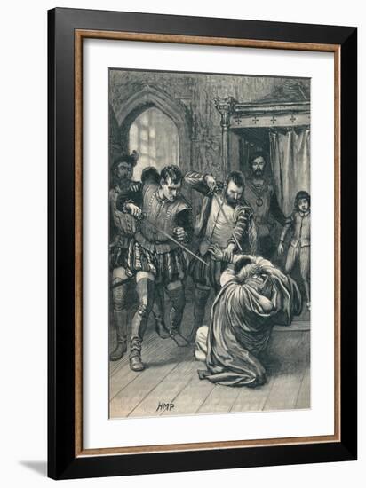 The assassination of Cardinal Beaton, 1546 (1905)-Unknown-Framed Giclee Print