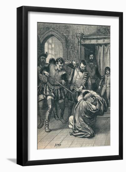 The assassination of Cardinal Beaton, 1546 (1905)-Unknown-Framed Giclee Print