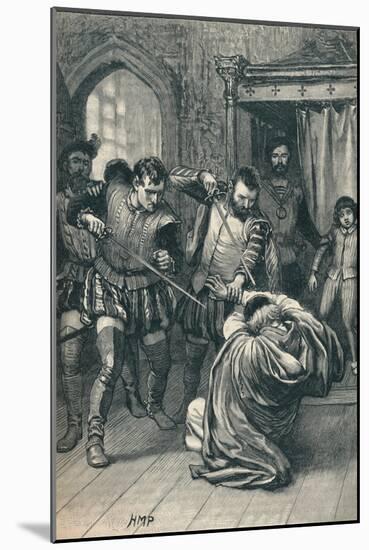 The assassination of Cardinal Beaton, 1546 (1905)-Unknown-Mounted Giclee Print