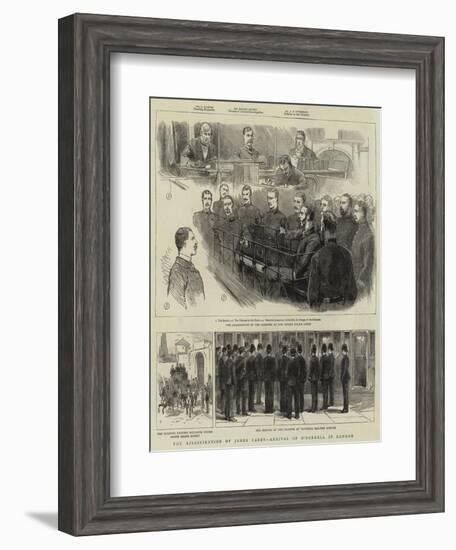 The Assassination of James Carey, Arrival of O'Donnell in London-null-Framed Giclee Print