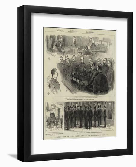 The Assassination of James Carey, Arrival of O'Donnell in London-null-Framed Giclee Print