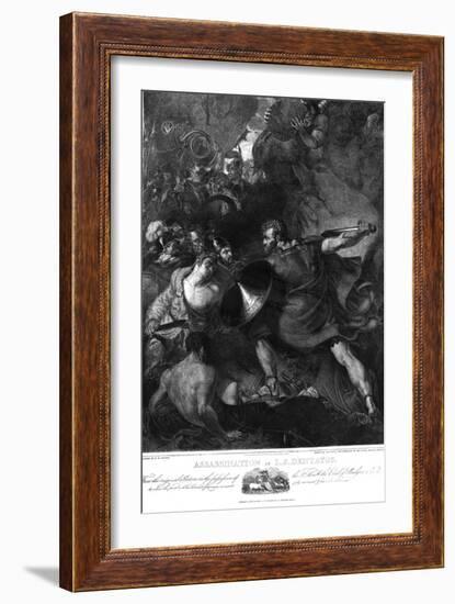 The Assassination of L. S. Dentatus, 1821-Benjamin Robert Haydon-Framed Giclee Print