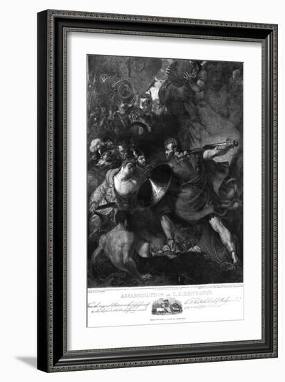 The Assassination of L. S. Dentatus, 1821-Benjamin Robert Haydon-Framed Giclee Print