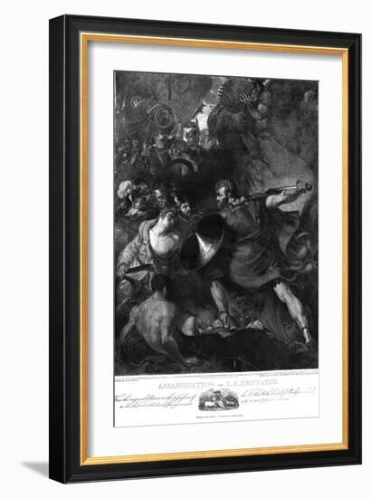 The Assassination of L. S. Dentatus, 1821-Benjamin Robert Haydon-Framed Giclee Print