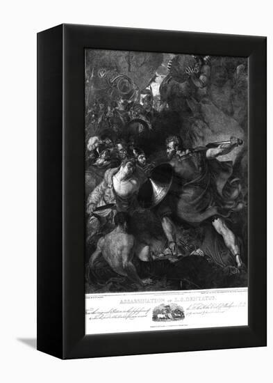 The Assassination of L. S. Dentatus, 1821-Benjamin Robert Haydon-Framed Premier Image Canvas