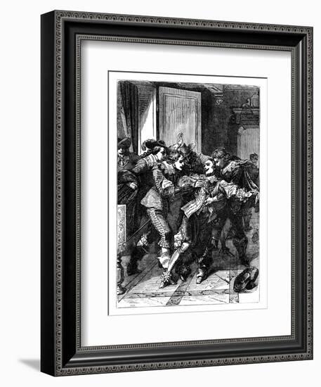 The Assassination of the Duke of Buckingham, C1902-null-Framed Giclee Print