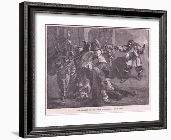 The Assault on Sir John Coventry-Walter Stanley Paget-Framed Giclee Print