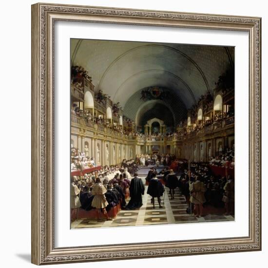 The Assembly of the Estates-General on October 27, 1614-Jean Alaux-Framed Giclee Print