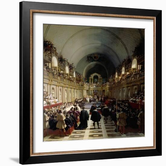 The Assembly of the Estates-General on October 27, 1614-Jean Alaux-Framed Giclee Print