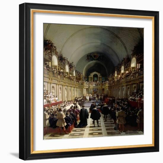 The Assembly of the Estates-General on October 27, 1614-Jean Alaux-Framed Giclee Print