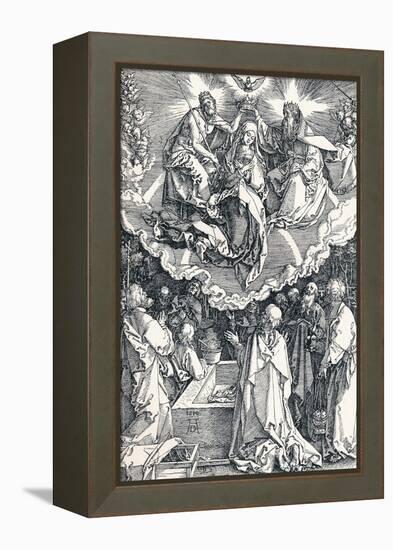 The Assumption and Coronation of the Virgin, 1510-Albrecht Dürer-Framed Premier Image Canvas