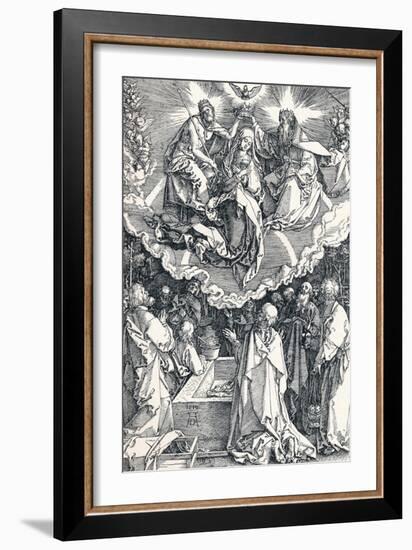 The Assumption and Coronation of the Virgin, 1510-Albrecht Dürer-Framed Giclee Print
