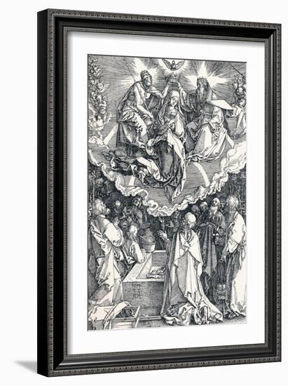 The Assumption and Coronation of the Virgin, 1510-Albrecht Dürer-Framed Giclee Print