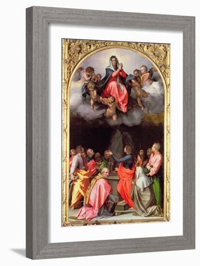 The Assumption of Mary-Andrea del Sarto-Framed Giclee Print