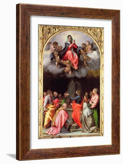 The Assumption of Mary-Andrea del Sarto-Framed Giclee Print