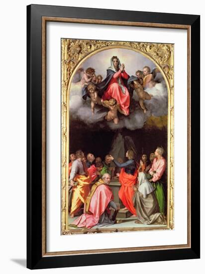 The Assumption of Mary-Andrea del Sarto-Framed Giclee Print