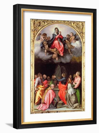 The Assumption of Mary-Andrea del Sarto-Framed Giclee Print