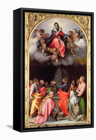 The Assumption of Mary-Andrea del Sarto-Framed Premier Image Canvas